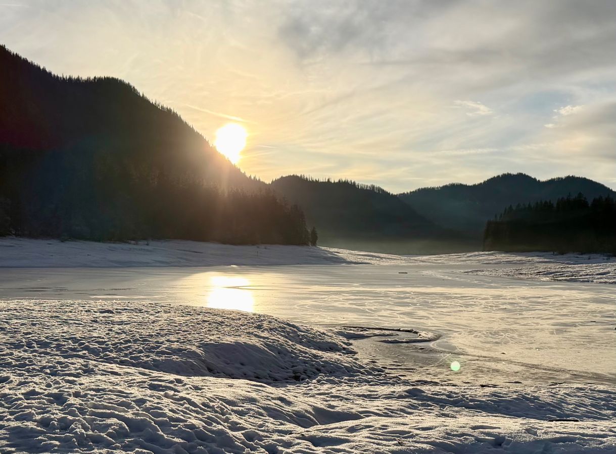 Winterlandschaft bei Reit im Winkl